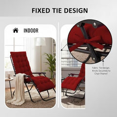 DADDY COOL Multipurpose Extra Long Rocking Chair Cushion for Outdoor and Indoor/Chair pad for Home & Office Chair Filling 18 x 50 Inch Pack of 1 Dark Green (Only Cushion)