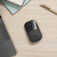 HP Z3700 Wireless Optical Mouse with USB receiver and 2.4GHz Wireless Connection/ 1200DPI / 16 months Long Battery Life /Ambidextrous and Slim Design (Modern Gold)