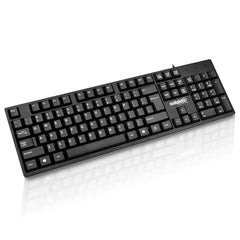 Salpido Wired Keyboard & Mouse Combo, 1000 DPI Optical, for Office Use