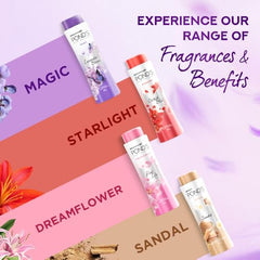 POND'S Dreamflower Floral Perfume Powder with Glow-Boosting Vitamin B3| Crafted with Superfine Minerals for Smooth Texture| Mesmerizing Long-Lasting Floral Fragrance of Pink Lily,200g