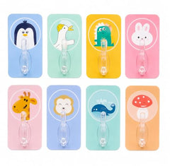 Shivstor 15 Pack Self Adhesive WallHook Heavy DutyHook for Hanging Without Drilling Transparent Nail Free StickyHook Strong Wall Hanger Set of 15 FlowerHook for Kitchen Bathroom Home Storage