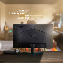 Acer XZ306CX 29.5 Inch Ultrawide 21:9 1500R Curve 2560 X 1080 Backlit LED LCD Monitor I 1 MS VRB I 200Hz Refresh I HDR 400 I DCI-P3 93% I AMD FreeSync I 2xHDMI 1xDP I Stereo Speakers I Eye Care, White
