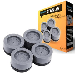 FOXIGON Washing Machine Stand 6kg 7kg 8kg 9kg Top & Front Load, Heavy Duty Washing Machine Base with Anti Vibration Pads, Adjustable Fridge Refrigerator Stand, Cooler Stand