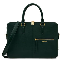 Miraggio Laptop Messenger Bag For Women Office Use With Sling & Top Handle