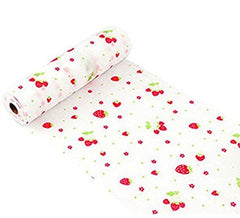 SYGA Strawberry Environmental Protection Printing Drawer Wardrobe Moisture and Dust Mildew Pad Antibacterial Dust Waterproof Non - Slip Mats (30x300) cm