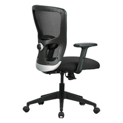 Featherlite ''Astro'' Mesh Home & Office Ergonomic Chair with, Adjustable Lumbar Support, Adjustable Armrest & DIY (High Back, Black)