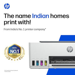 HP Smart Tank 580 All-in-One WiFi Colour Printer | 1 Extra Black Ink Bottle | 1+1 Year Extended Warranty on Registration| Up to 8000 Black & 6000 Colour Prints I Print,Scan & Copy for Office/Home