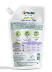 Himalaya Germ Free Baby Laundry Detergent with Plant Based Cleansers & Biodegradable Ingredients (Pouch, 500 ML)