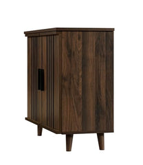 DeckUp Halo 2-Door Shoe Rack (Walnut, Matte Finish)
