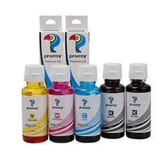 proffisy GT51 GT52 Ink Refill Dye Ink, YCM+1PCS Black - Ink Tank GT5810