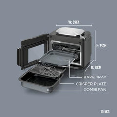 Ninja Combi 14-in-1 Multi-Cooker, Oven, & Air Fryer (12.5L) | HyperSteam & Air Fry Technology, Cooks 3-Part Family Meals in 15 Mins, Healthy Oil-Free Cooking, Digital Display