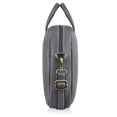 WildHorn Genuine Leather Office Bag for Men | 15.6-Inch Laptop Bag with a Minimalist Design | Professional Leather Bag with Adjustable Straps & Multiple Compartments | 1-Year Warranty