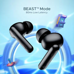 boAt Airdopes 141 Gen 2, 4 Mics ENx Tech, 48 Hrs Playback, Free Music Streaming, Fast Charge, Low Latency, IPX4, v5.4 Bluetooth Earbuds, TWS Ear Buds Wireless Earphones with mic (Active White)