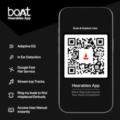 boAt Airdopes Prime 701 ANC, 46dB Hybrid ANC, 50Hr Battery, Real Spatial Audio,Multidevice Connect,App Support, Bluetooth Earbuds, TWS Ear Buds Wireless Earphones with mic (Titanium Blue)