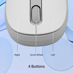 ZEBRONICS Groot Wireless Mouse, Dual Mode (2.4GHz + BT), Upto 1600 DPI, Silent Operation, 3 Buttons, Comfortable & Ergonomic, for Mac | Laptop | Computer, with 2 Years Warranty (Blue)