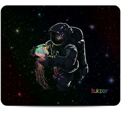 Tukzer Extended Vegan PU Leather Mouse Pad Desk mat Smooth Reversible Dual Color Splash Proof Anti Fray Stitched Edges Non-Slip Mousepad for Laptop Notebook Gaming Computer(Blue & Yellow 90CM X 45CM)