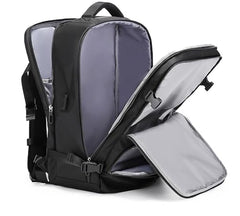 Red Lemon Bange Urban Pack Laptop Backpack for men and women | Multi-Compartment Water Resistant Business Travel Laptop Backpack upto 17" (Black N)