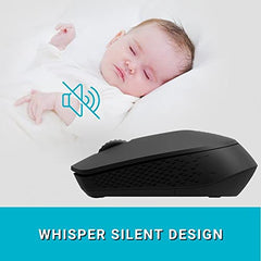 Rapoo M100 Multi Device Bluetooth 4.0, 5.0 & Wireless 2.4GHz Mouse, Blue