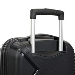 Kamiliant by American Tourister ATHER | Printed Trolley Bag Set of 3 (55+68+79 cms) for Travel|Hard Case Polypropylene (PP) Suitcase|360° 8-Wheel Spinner Luggage Trolley|Combination Lock | Black