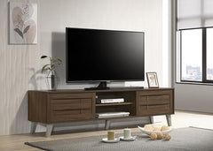 DeckUp Soneva Engineered Wood TV Unit (Wotan Oak & White, Matte Finish)