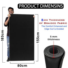 Storite 900x400x2mm Extended Gaming Mouse Pad, Desk Mat, Black | Stitched Embroidery Edges, Water Resistance Coating, Natural Non Slippery Rubber Base, For Laptop/Computer
