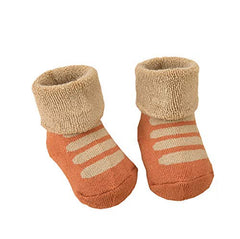 SYGA Set of 3 Baby Warm Thick Turn Cuff Ankle Cotton Soft Warm Inter Socks Set of 3 0-12 Months Baby