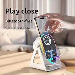 Hounyoln G200 Magnetic Bluetooth Mini Speaker with RGB Lights