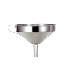 SYGA Liquid Funnel Stainless Steel 15cm Kitchen Funnel with Removal Strainer Food Filter Strainer for Transferring Liquids, Fluid, Small Dry Ingredients Oil, Making Jam- Silver
