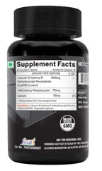 NutriJa HMB 1000MG Capsules | CaHMB Beta-Hydroxy Beta-Methylbutyrate Supplement | Supports Muscle Maintenance, Workout Recovery & Strength Training Routine - 60 Capsules