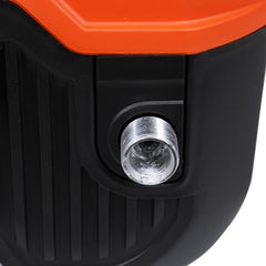 BLACK+DECKER BEPW1600 1300W 1600 PSI 110 Bar Pressure Washer for Car, Bike, Home & Garden Cleaning Use with Multiple Accessories Included, 1 Year Warranty, Orange & Black