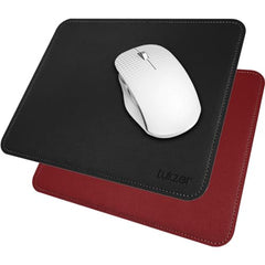 Tukzer Extended Vegan PU Leather Mouse Pad Desk mat Smooth Reversible Dual Color Splash Proof Anti Fray Stitched Edges Non-Slip Mousepad for Laptop Notebook Gaming Computer(Blue & Yellow 90CM X 45CM)