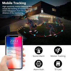 Maizic Smarthome Mini Fox 5MP UHD Wi-Fi Indoor CCTV Camera for Home with Color Night Vision, Motion Tracking, Two Way Talk and Multi Users View