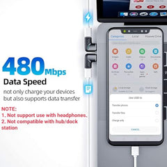 Verilux® 2 in 1 USB-C to 3.5 mm Audio & PD 60W Charging Adapter