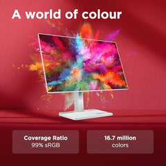 Lenovo L27-4C| 27 Inch (68.58 cm) Ultraslim Monitor, FHD 1920x1080, IPS, 144Hz, 99% sRGB, 1ms, 2x3W Speakers, Dual HDMI, Display Port, Audio Port, AMD FreeSync,Eyesafe, Bezel-Less, VESA Mount, Grey
