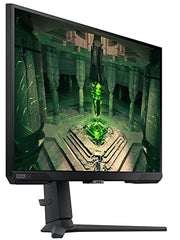 Samsung 27" (68.4cm) Odyssey G4 IPS Gaming Monitor|FHD 1920 x 1080|240Hz|1ms|400nits|SRGB 99%|Ports-HDMIx2,DP,Headphone|DP Cable|Height-Tilt-Pivot Adjustable Stand|Nvidia G-Sync|LS27BG400EWXXL|Black