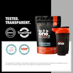 AS-IT-IS One Creatine Monohydrate - 100g Unflavoured I Micronised