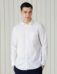Amazon Brand - Symbol Men's Pack of 2 Cotton Casual Shirt| Regular Fit | Plain | Full Sleeve | Available in Plus Sizes