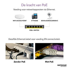 Netgear GS305P 5 Port Gigabit PoE Switch Latest Version