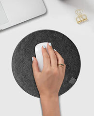 DailyObjects Orb Mouse Pad | Extended for Laptop, for PC, and Wireless Mouse | Handcrafted | Anti-Slip, Anti-Skid | Large Premium Vegan Leather Finish for Home, Office, Gaming - Tan