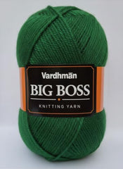 Vardhman BigBoss Knitting Yarn – 200g Ball, 575m, 84% Acrylic + 16% Nylon, 3-Ply DK Weight, Soft & Durable Wool for Knitting, Craft, babywear, blanket, winter wear; threads for crochet hook needle - Boss-15 - Cream