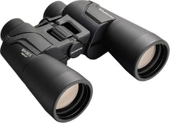 Olympus Binocular 10x50 S Including Strap, case. Sharp Details, Natural Colours, Wide Field of View, Lightweight - Ideal for Nature Observation, Birdwatching and Concerts, Black (V501023BU000)