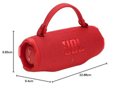 JBL Charge 6, Powerful Pro Sound with AI Sound Boost Wireless Portable Bluetooth Speaker,28 Hrs Playtime, Auracast Multi-Speaker Connection, Built in Power Bank, IP68 Waterproof Black & Orange
