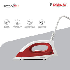 Goldmedal Glide 1100W Dry Iron | Non-stick Weilburger Premium