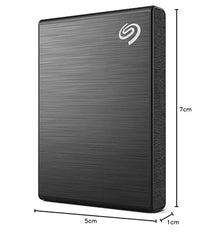 Seagate One Touch 2 TB External SSD up to 1030 Mb/s, for Windows and Mac, with Android App, 3 yr Data Recovery Services, Portable Solid State Drive Black (STKG2000400)