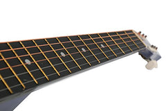 Juârez Acoustic Guitar Kit, JRZ38C/BK 38 Inch Cutaway, 038C with Bag, Strings, Pick and Strap, Black