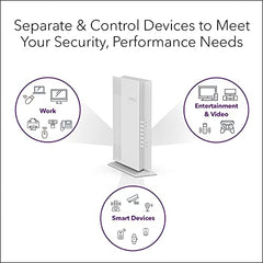 NETGEAR 4-Stream WiFi 6 Dual-Band Gigabit Router (WAX202) – AX1800 Wireless Speed (Up to 1.8 Gbps) | Coverage up to 1,200 sq. ft, 40 Devices