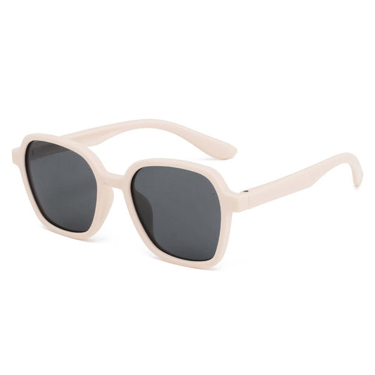 SYGA Childrens Sunglasses Summer Sun Shade And Sun Protection Sunglasses for Kids - 4 to15 years old (Beige)