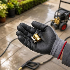 JPT Heavy Duty Pressure Washer Coupler | 1/4-Inch Quick Connect Fitting | Solid Brass Build | Quick Coupler Female Socket