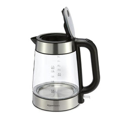 Amazon Basics Multi-Kettle Steamer 1.2L | Adjustable Power Modes 600 W | 7 - Egg Tray, Idli Tray, Iron Grill And Steamer | SS 201 Steel | Automatic Overheat Protection | Multipurpose Kettle