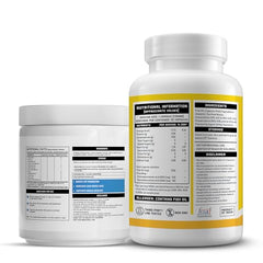 Wellcore Creatine with Omega 3 Capsules Triple Strength (Creatine 122g Fruit Fusion & 30 Capsules Omega) | 1250mg Triple Strength | EPA + DHA | Enhanced Muscle Strength |